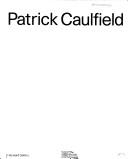 Caulfield, Patrick, 1936-2005. Patrick Caulfield.
