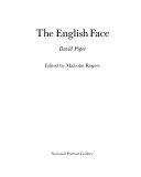 Piper, David. The English face /