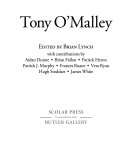 O'Malley, Tony, 1913- Tony O'Malley /
