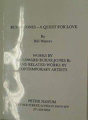 Waters, Bill. Burne-Jones :