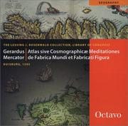 Atlas siue Cosmographicae meditationes de fabrica mundi et fabricati figura / Gerardo Mercatore Rupelmundano ...