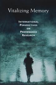 Vitalizing memory : international perspectives on provenance research.