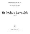 Reynolds, Joshua, Sir, 1723-1792. Sir Joshua Reynolds, 1723-1792 :