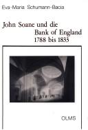Schumann-Bacia, Eva, 1950- John Soane und die Bank of England 1788 bis 1833 /