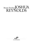 Prochno, Renate. Joshua Reynolds /