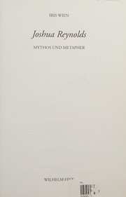 Wien, Iris. Joshua Reynolds :