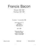 Francis Bacon : pinturas 1981-1991 = paintings 1981-1991.