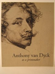 Depauw, Carl. Anthony van Dyck as a printmaker /