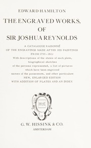 Hamilton, Edward, 1824-1899. The engraved works, of Sir Joshua Reynolds;